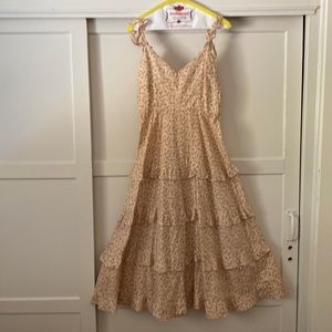 Cottagecore style maxi dress